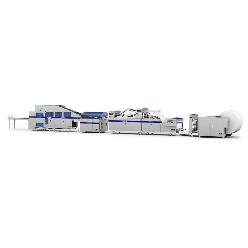 HDP1100 Ligne de Finition Numérique Grand Format de la Bobine au Bloc-Livre
