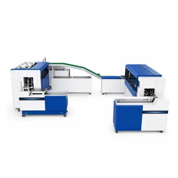 Linha de Produção Automática Integrada HX300 para Aplicação de Fita Marcadora e Cabeceado